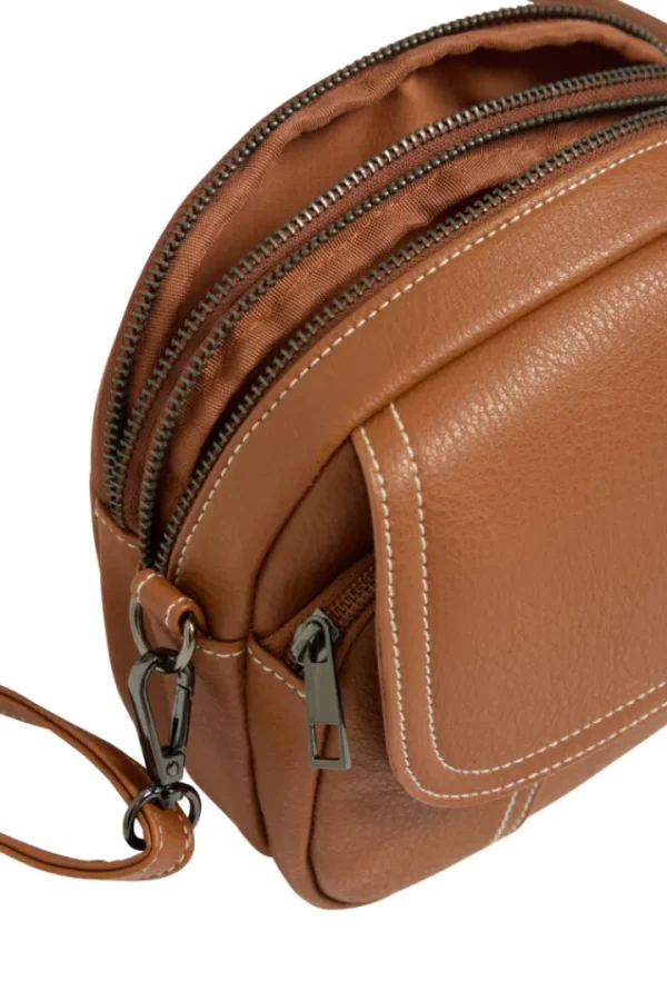 Ichi Bags & Purses<Kala Crossbody Bag (Cognac)