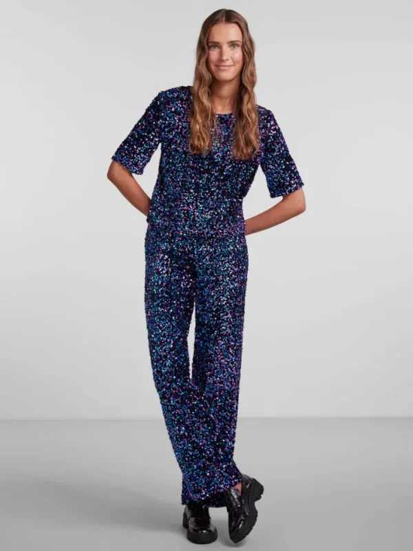Pieces Occasionwear<Kam Sequin Top (Multi)