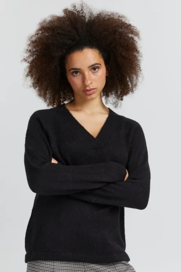 Ichi Jumpers & Cardigans<Kamara V-Neck Jumper