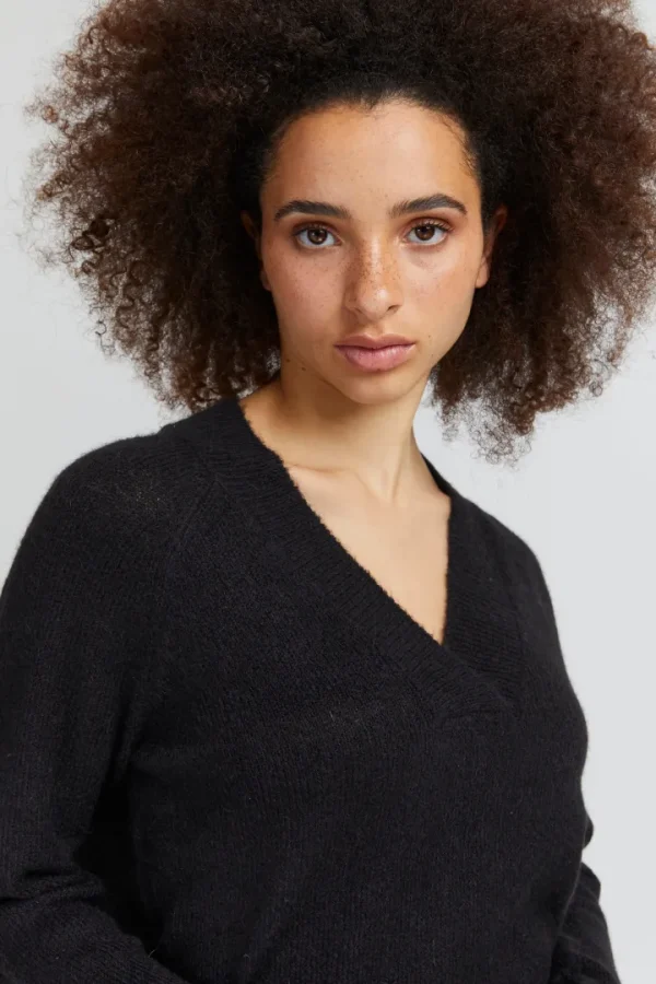 Ichi Jumpers & Cardigans<Kamara V-Neck Jumper
