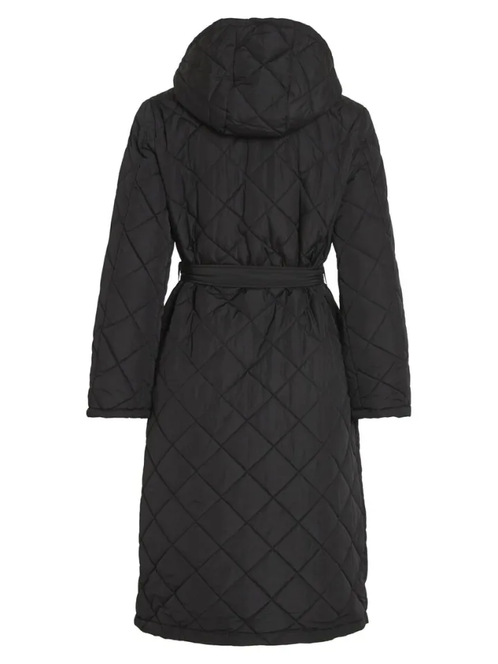 kante_quilted_long_coat_b_6.webp Vila Coats<KANTE QUILTED LONG COAT (BLACK)