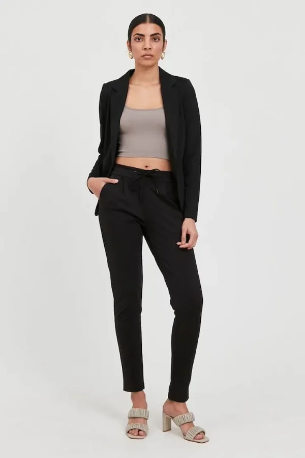 Ichi Pants<Kate Long Jersey Joggers (Black)