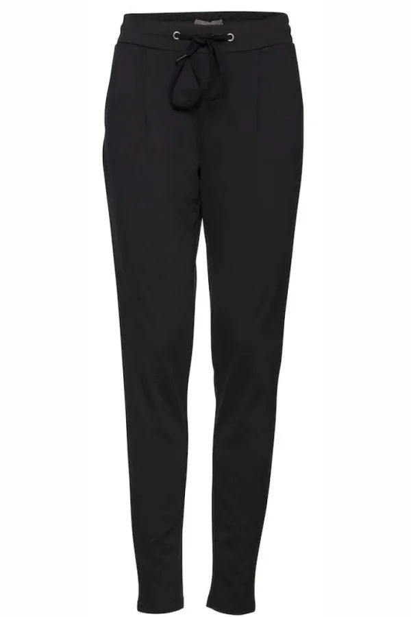 Ichi Pants<Kate Long Jersey Joggers (Black)
