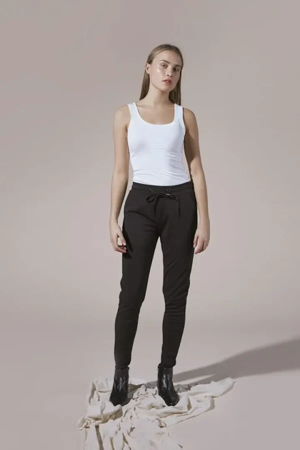 Ichi Pants<Kate Long Jersey Joggers (Black)