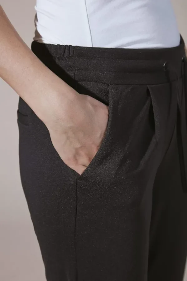Ichi Pants<Kate Long Jersey Joggers (Black)
