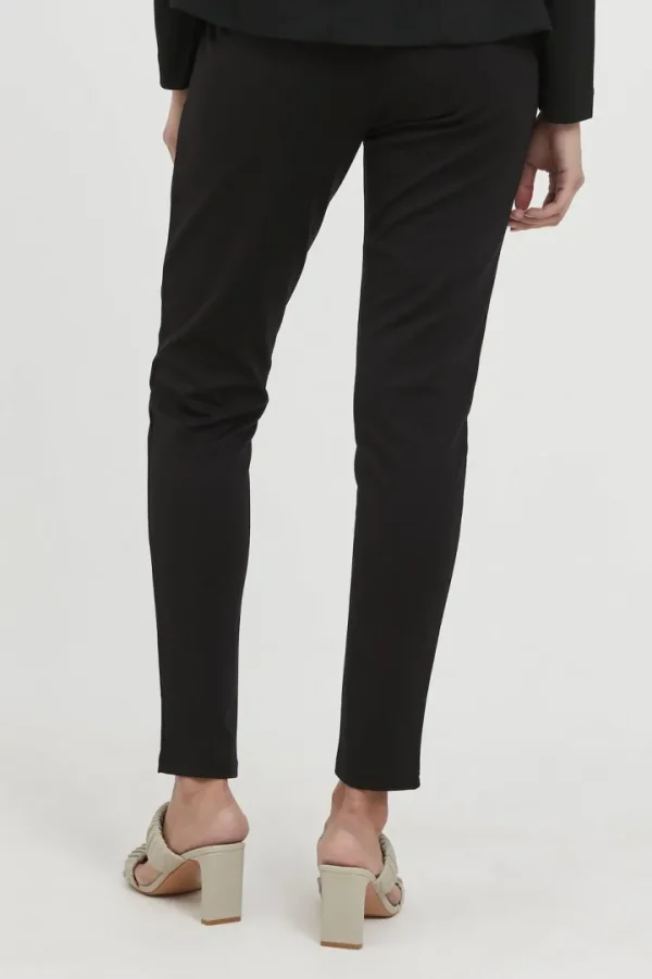 Ichi Pants<Kate Long Jersey Joggers (Black)