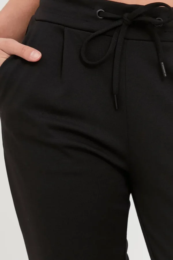 Ichi Pants<Kate Long Jersey Joggers (Black)