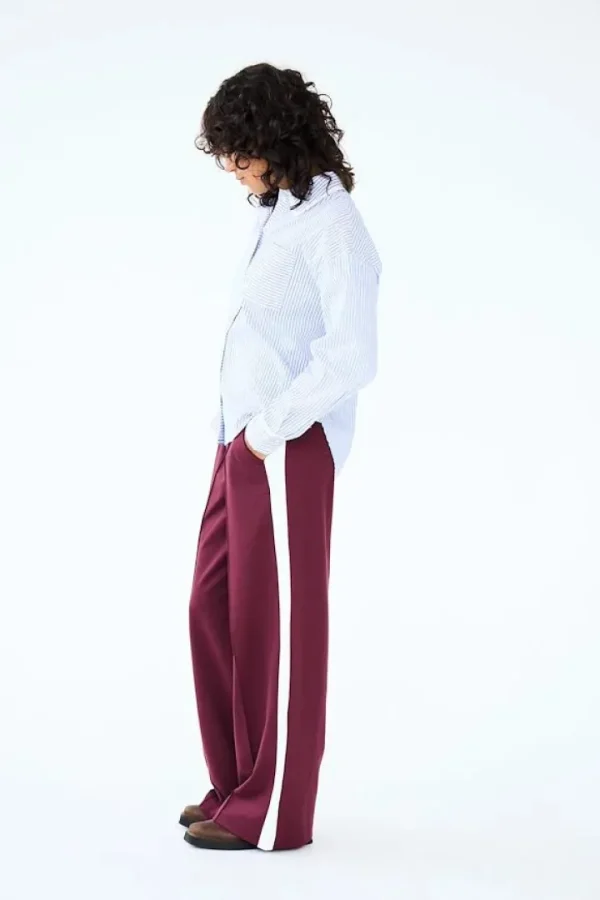 Ichi Pants<Kate Panel Wide Leg Pants (Port Royale)