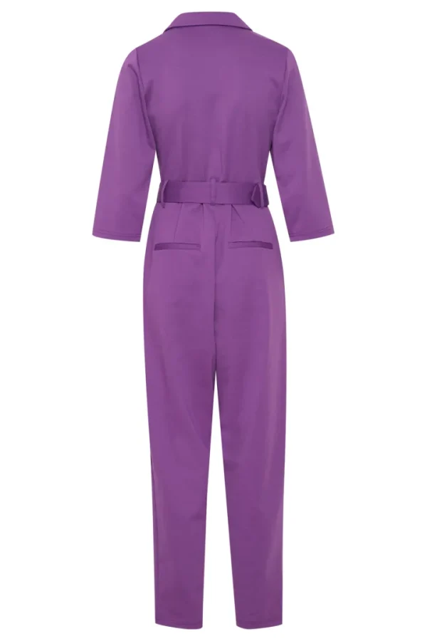 Ichi Jumpsuits<KATIE JUMPSUIT (AMARANTH PURPLE)