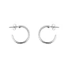 Pieces Jewellery<Keara Hoop Earring (Silver)