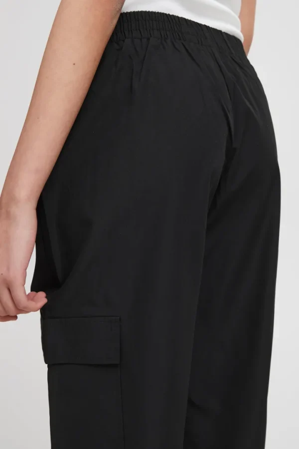 Ichi Pants<KECIA CARGO PANTS (BLACK)