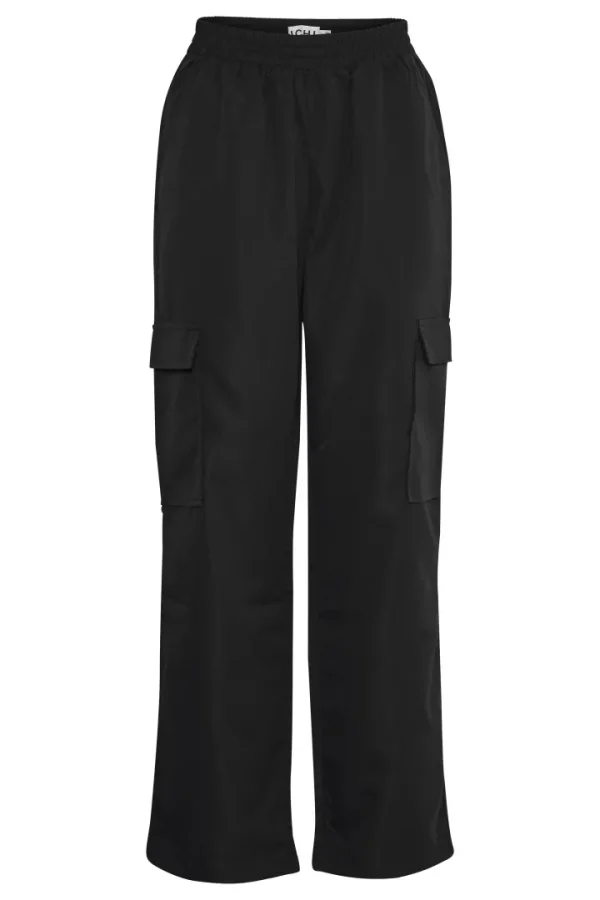 Ichi Pants<KECIA CARGO PANTS (BLACK)