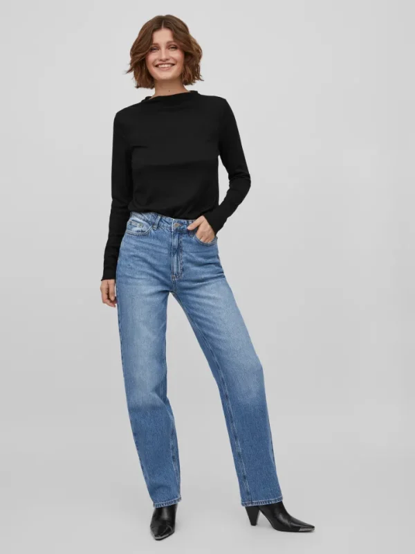 Vila Pants | Jeans<Kelly High Waist Jeans (Medium Blue)