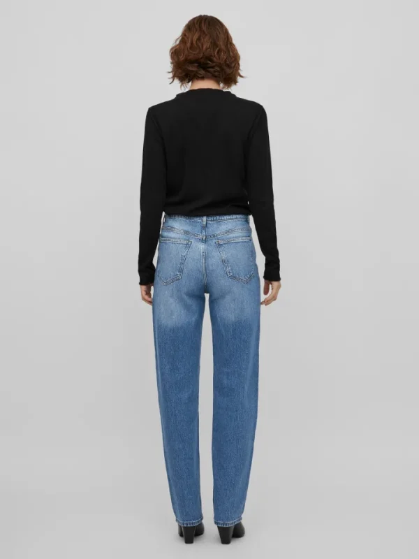 Vila Pants | Jeans<Kelly High Waist Jeans (Medium Blue)