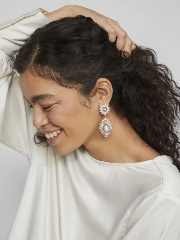 Vila Jewellery<KENNA DROP EARRINGS (GOLD/PEARL)