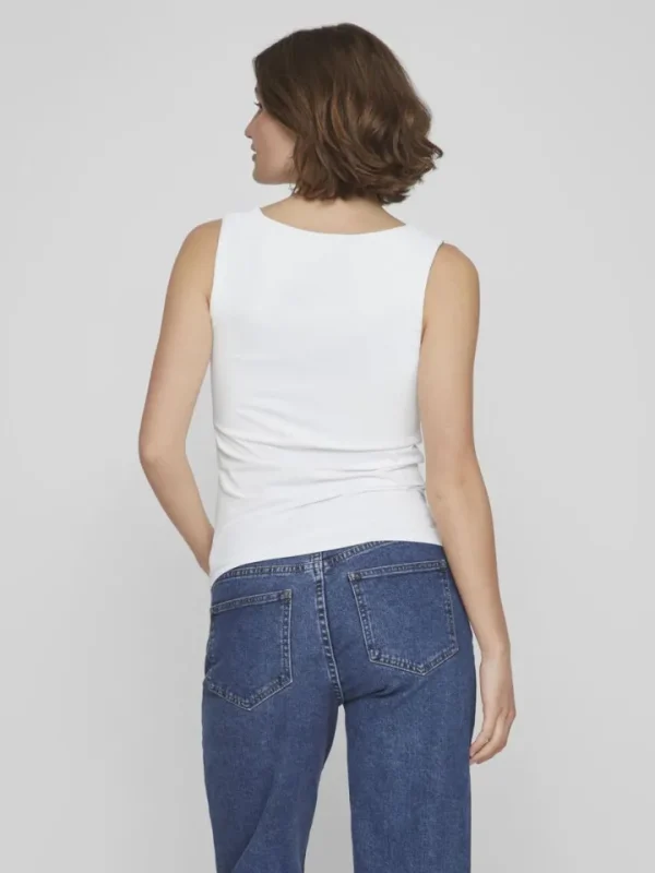 Vila Camis & Vests<Kennza O-Neck Tank Top (Optical Snow)
