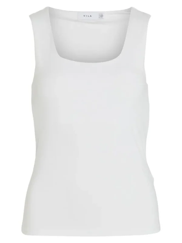 Vila Camis & Vests<Kennza O-Neck Tank Top (Optical Snow)