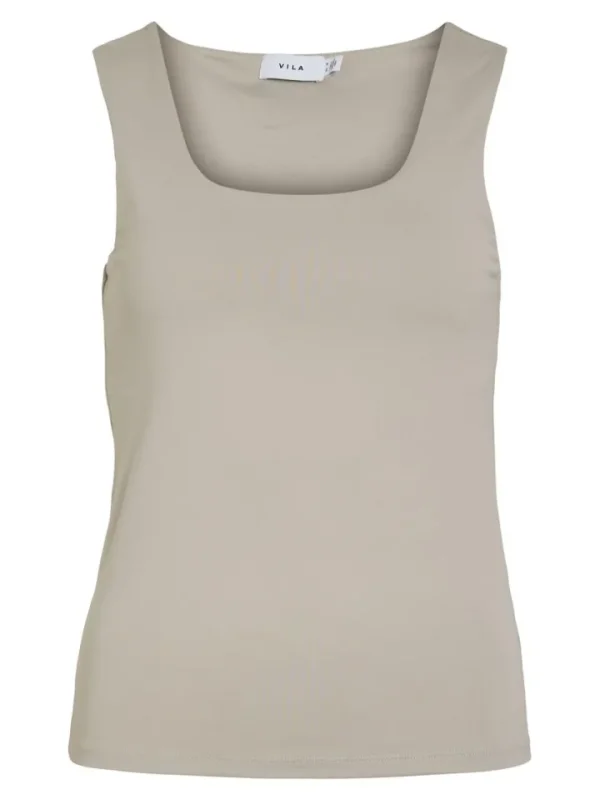 Vila Camis & Vests<Kennza O-Neck Tank Top (Silver Grey)