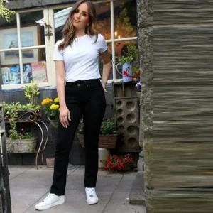 Rant & Rave Jeans<KERRY STRAIGHT JEANS REG (BLACK)