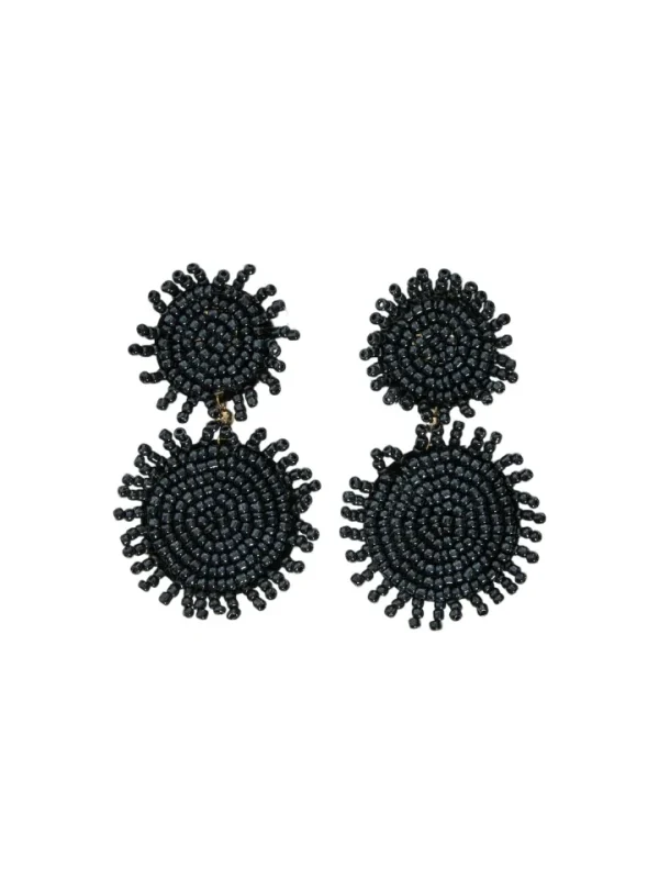 Vila Jewellery<Khloe Earrings (Black)