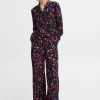 Ichi Pants<Kimli Trousers (Poppy Red Print Mix)
