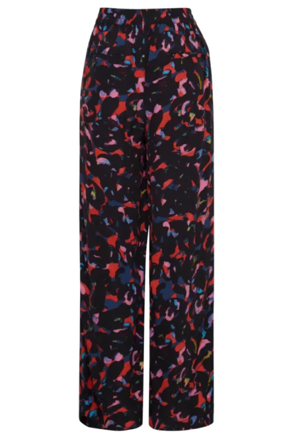 Ichi Pants<Kimli Trousers (Poppy Red Print Mix)