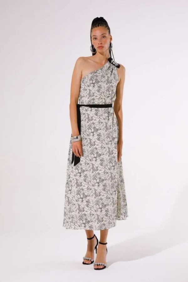 GoaGoa Dresses | Occasionwear<Kream One Shoulder Dress (Black/)