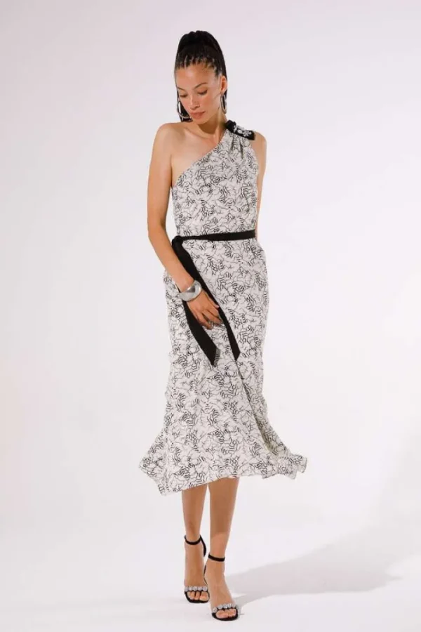 GoaGoa Dresses | Occasionwear<Kream One Shoulder Dress (Black/)