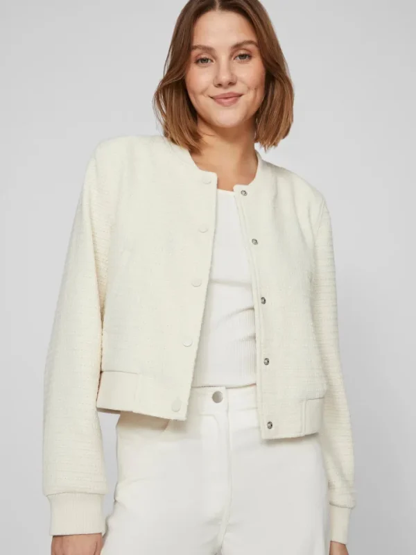 Vila Jackets<KYLA BOMBER JACKET (CEMENT)