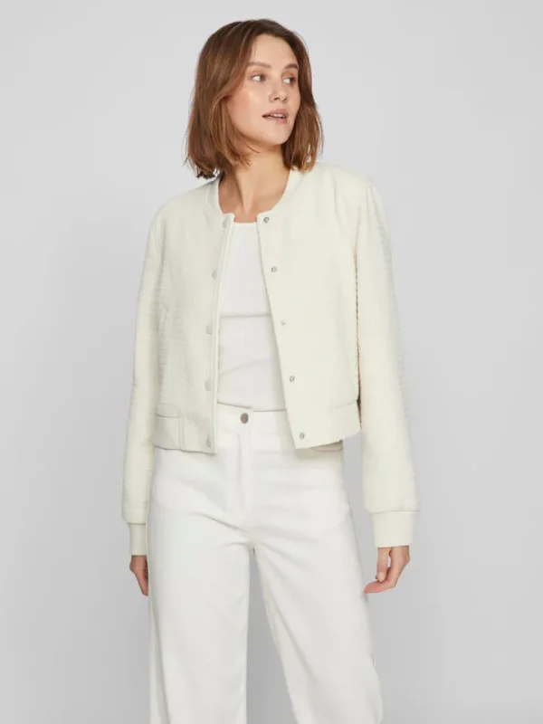 Vila Jackets<KYLA BOMBER JACKET (CEMENT)