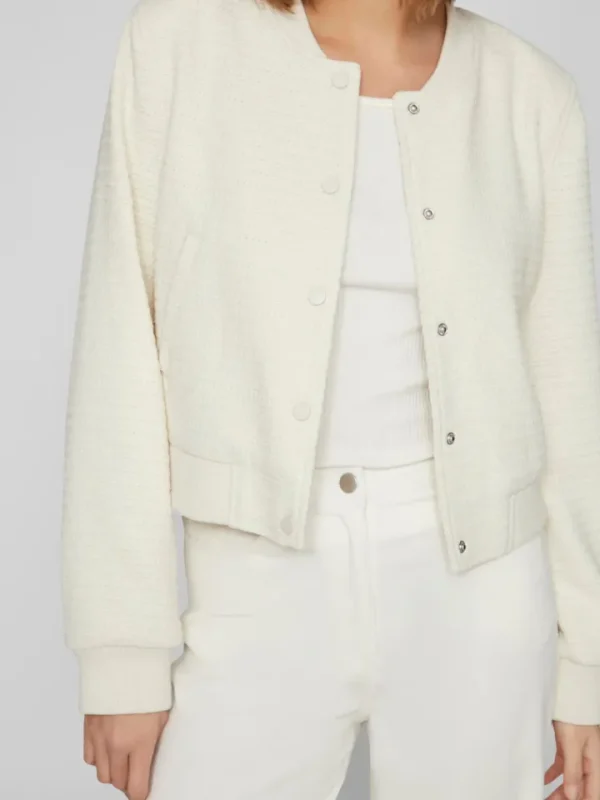 Vila Jackets<KYLA BOMBER JACKET (CEMENT)