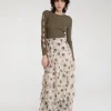 GoaGoa Occasionwear | Skirts<Lait Skirt (/Brown)