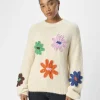 Object Jumpers & Cardigans<Lania Knit Jumper (Sandshell/Flowers)