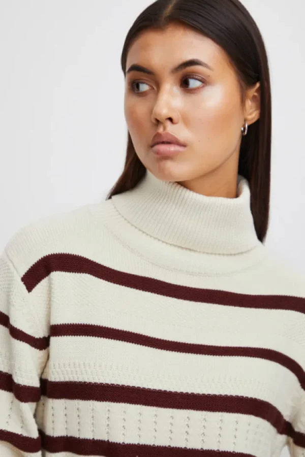 Ichi Jumpers & Cardigans<Lari Polo Neck (Birch)
