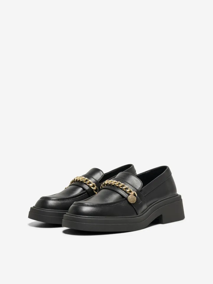 lazuli_charm_loafer_black_0.webp Only Loafers<LAZULI CHARM LOAFER (BLACK)