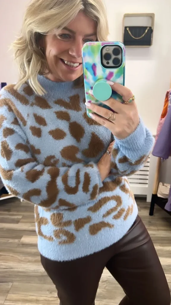 Vila Jumpers & Cardigans<Leo Knit Jumper (Blue)