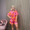 Frnch Shorts & Playsuits<Leoline Playsuit (Geo Pink)