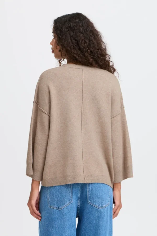 Ichi Jumpers & Cardigans<Lia Cardigan (String Melange)