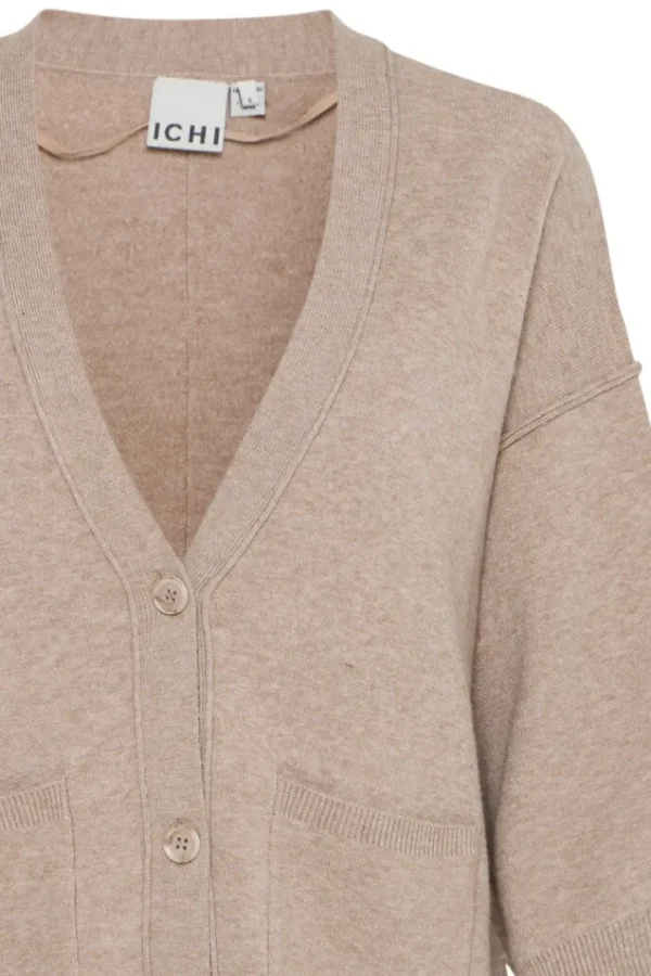 Ichi Jumpers & Cardigans<Lia Cardigan (String Melange)