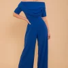 Atom Jumpsuits | Occasionwear<LIMA CREPE JUMPSUIT (COBALT)