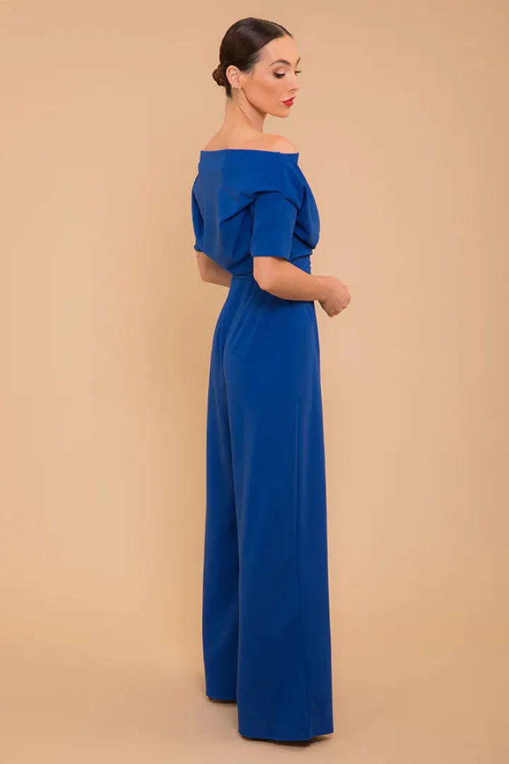 lima_crepe_jumpsuit_cobal_3.webp Atom Jumpsuits | Occasionwear<LIMA CREPE JUMPSUIT (COBALT)