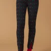 Minueto Pants<LIPSTICK TROUSERS (BLACK/MULTI)