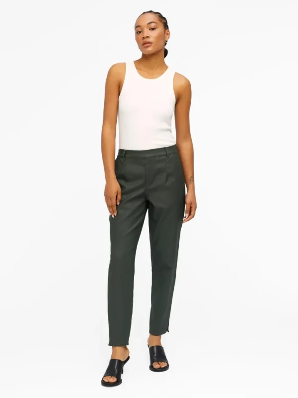Object Pants<LISA COATED PANTS (DUFFLE BAG GREEN)