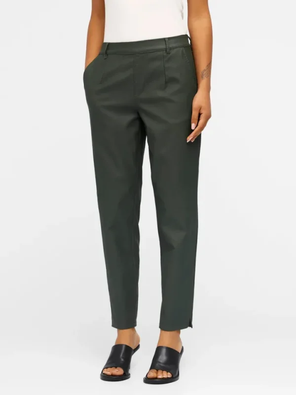 Object Pants<LISA COATED PANTS (DUFFLE BAG GREEN)
