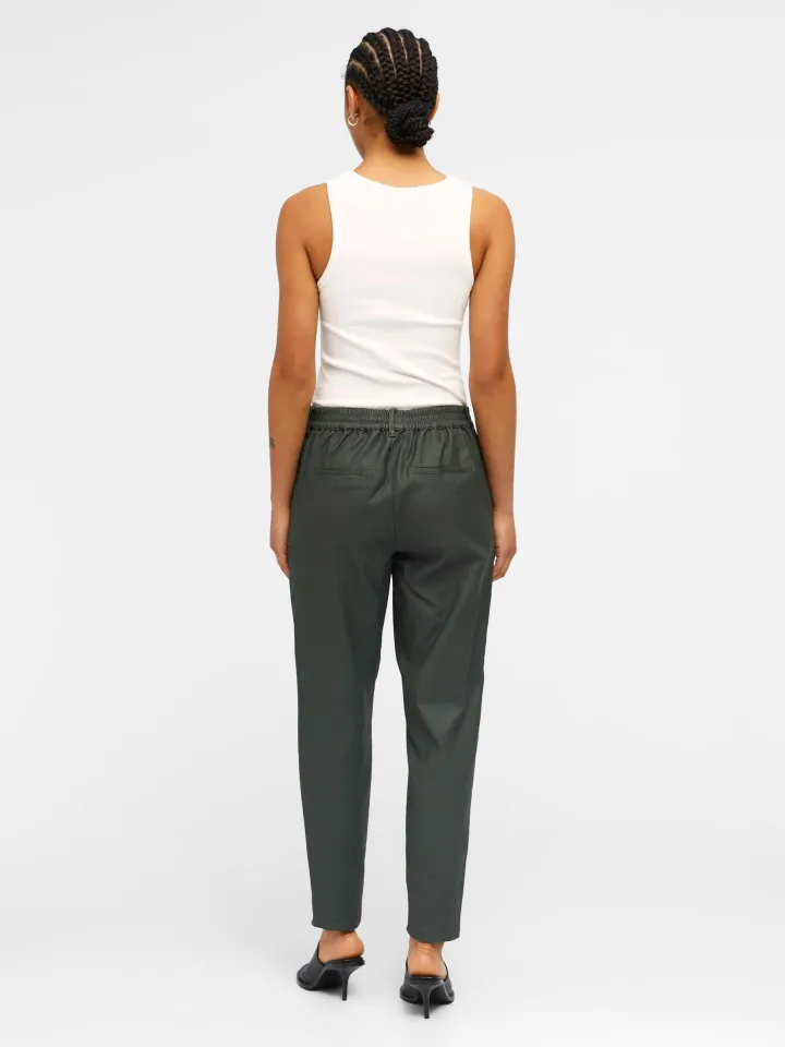 lisa_coated_pants_duffle__2.webp Object Pants<LISA COATED PANTS (DUFFLE BAG GREEN)