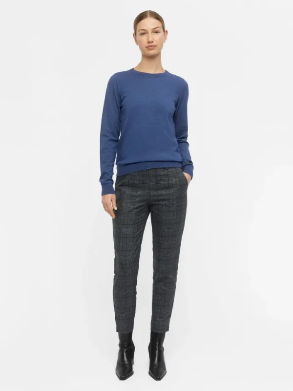 Object Pants<Lisa Slim Trousers (Grey)