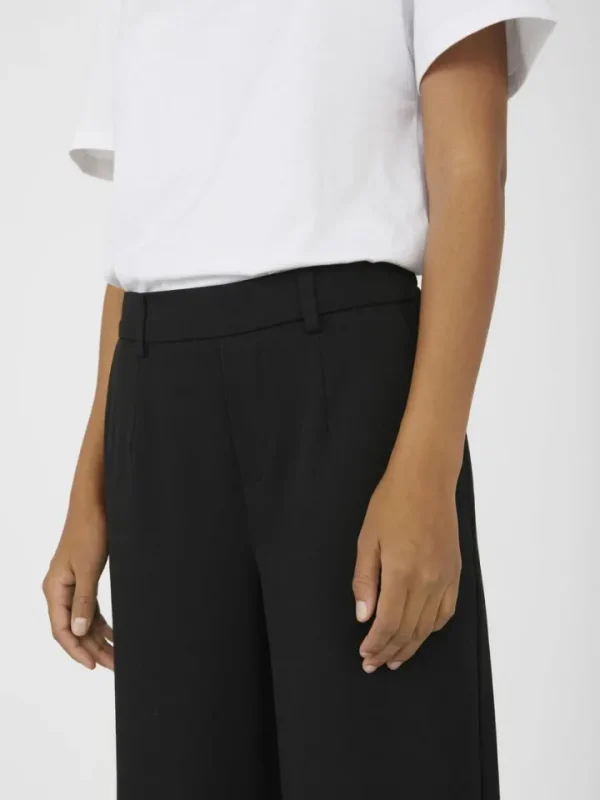Object Pants<Lissey Wide Leg Pants (Black)