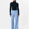 Object Pants<Lissey Wide Leg Pants (Cornflower )