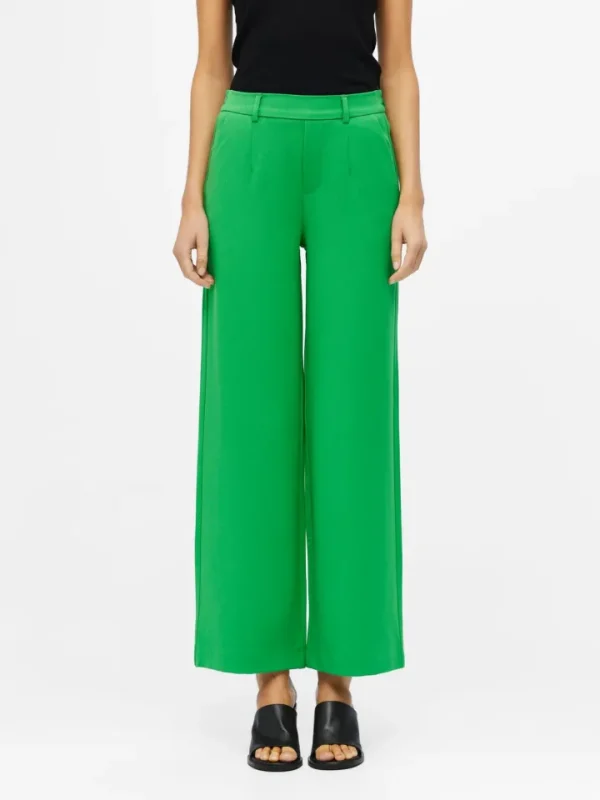 Object Pants<Lissey Wide Leg Pants (Green)