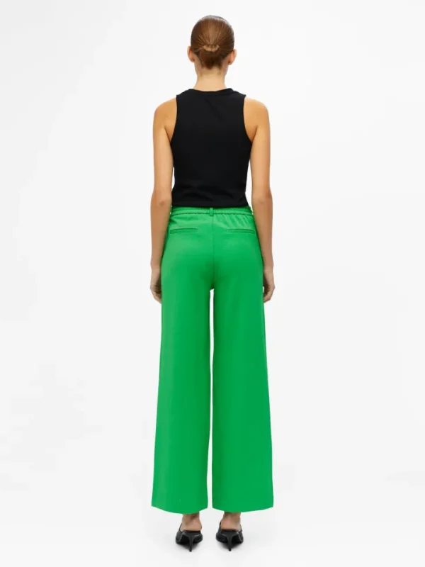 Object Pants<Lissey Wide Leg Pants (Green)